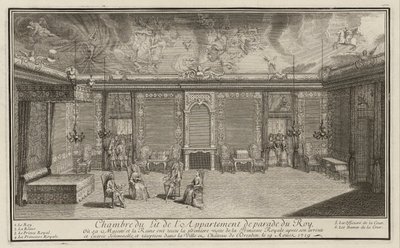 The State Bedroom during the Reception of the Bride at Dresden Palace by Quirijn Fonbonne